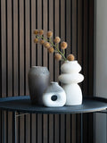 Vase Keramik, beige Vase Living Nordic