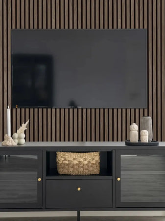 Acoustic Panel | Acoustic Panel 2400x600x22 mm - Walnut - von House Nordic online kaufen bei LIVINGforme.