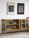 Noto Aufbewahrungsboxen Textil, dunkelgrau Aufbewahrung Living Nordic