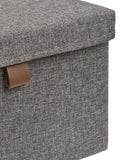 Noto Aufbewahrungsboxen Textil, dunkelgrau Aufbewahrung Living Nordic