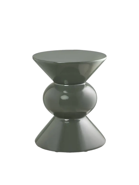 Rosolina Beistelltisch Fiberglas Beistelltisch Living Nordic Ø34x41 cm grün