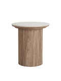 Athens Couchtisch Tischplatte aus Keramik, weiß/braun Couchtisch Living Nordic