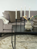 Kerzenhalter Metall, schwarz Kerzenhalter Living Nordic