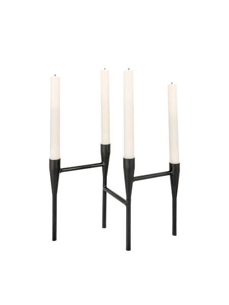 Kerzenhalter Metall, schwarz Kerzenhalter Living Nordic
