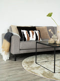 Sintra Plaid Acryl, schwarz/braun/weiß Plaid Living Nordic