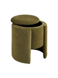 Walsdorf Pouf grün Pouf Living Nordic