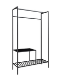 Vita Kleiderschrank Stahl, schwarz Kleiderschrank Living Nordic