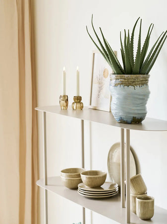 Vase Keramik, hellblau Vase Living Nordic
