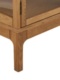 Zamora Sideboard Eiche/Eichenfurnier/Sicherheitsglas Sideboard Living Nordic