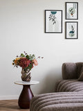 Vase mundgeblasenes Glas, braun Vase Living Nordic