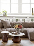 Vase mundgeblasenes Glas, braun Vase Living Nordic