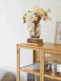 Vase mundgeblasenes Glas, braun Vase Living Nordic