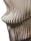 Vase mundgeblasenes Glas, braun Vase Living Nordic