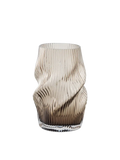 Vase mundgeblasenes Glas, braun Vase Living Nordic Ø17x25 cm