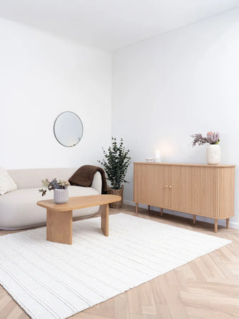 Nikko Sideboard natur, Holzbeine Sideboard Living Nordic