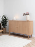 Nikko Sideboard natur, Holzbeine Sideboard Living Nordic