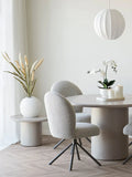 Vase Keramik, weiß Vase Living Nordic