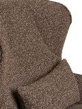 Blenheim Loungesessel braun, Bronzebeine, mit Drehfunktion Sessel Living Nordic
