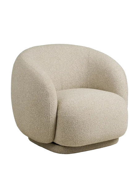 Hawkes Loungesessel sand, mit Drehfunktion Sessel Living Nordic