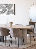 Vase Zement, braun/beige Vase Living Nordic