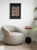 Sion Loungesessel sand, mit Drehfunktion Sessel Living Nordic