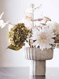 Vase Zement, braun/beige Vase Living Nordic