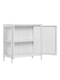 Dalby Schrank weiß, 80 x 35 x 80 cm Schrank Living Nordic