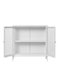 Dalby Schrank weiß, 80 x 35 x 80 cm Schrank Living Nordic