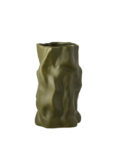 Vase Keramik, grün Vase Living Nordic Ø15x25,5 cm