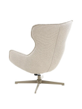 Turin Loungesessel Stoff, natur, mit Drehfunktion Sessel Living Nordic
