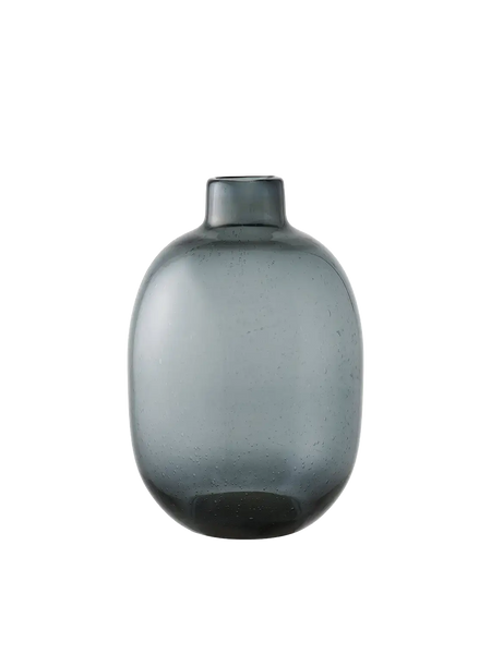 Vase Glas, rauchschwarz Vase Living Nordic