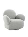 Messina Loungesessel Sessel Living Nordic Bouclé, hellgrau