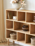 Vase mundgeblasenes Glas, rauchbraun Vase Living Nordic
