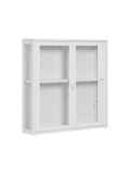 Brisbane Hängevitrine weiß, 80 x 18 x 80 cm Hängevitrine Living Nordic