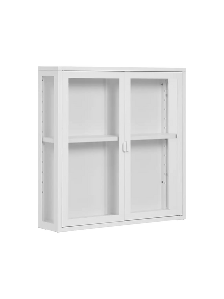 Brisbane Hängevitrine weiß, 80 x 18 x 80 cm Hängevitrine Living Nordic