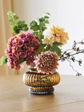 Vase mundgeblasenes Glas, rauchbraun Vase Living Nordic