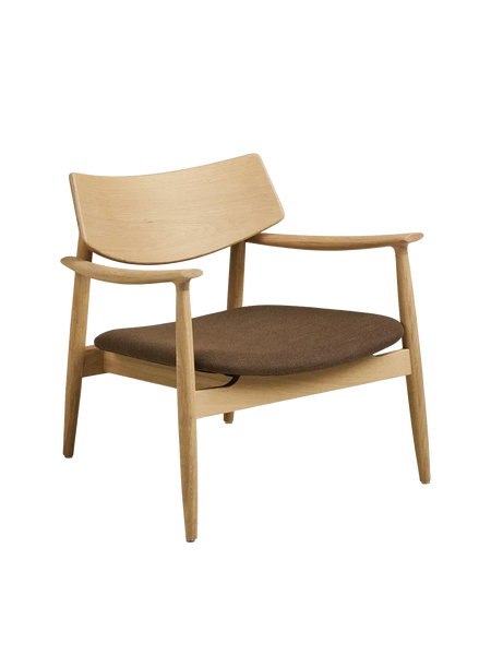 Olvera Loungesessel Sessel Living Nordic Eiche/Stoff, natur/braun, natural / brown