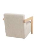 Caracas Loungesessel mit Armlehne Eiche, beige Sessel Living Nordic