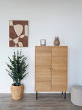 Vase Glas, braun Vase Living Nordic