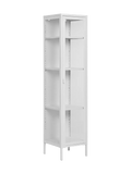 Brisbane Slim Vitrine weiß Vitrine Living Nordic 40x35x180 cm