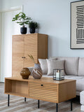 Vase Glas, braun Vase Living Nordic