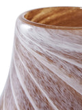 Vase Glas, braun Vase Living Nordic