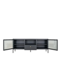 Dalby TV-Bank Stahl/Glas, schwarz TV-Bank Living Nordic