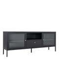 Dalby TV-Bank Stahl/Glas, schwarz TV-Bank Living Nordic