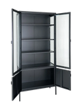 Vitrine | Brisbane Vitrine schwarz - von House Nordic online kaufen bei LIVINGforme.