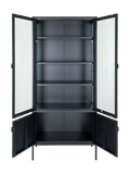 Vitrine | Brisbane Vitrine schwarz - von House Nordic online kaufen bei LIVINGforme.