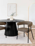 Trivio Esszimmerstuhl Stoff Esszimmerstuhl Living Nordic