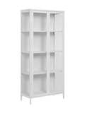 Brisbane Vitrine weiß, 80 x 35 x 175 cm Vitrine Living Nordic