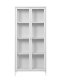 Brisbane Vitrine weiß, 80 x 35 x 175 cm Vitrine Living Nordic