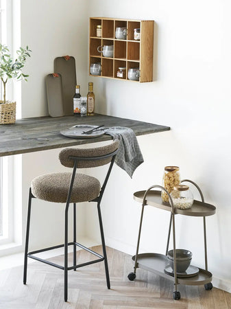 Badalona Tresenstuhl Bouclé Tresenstuhl Living Nordic